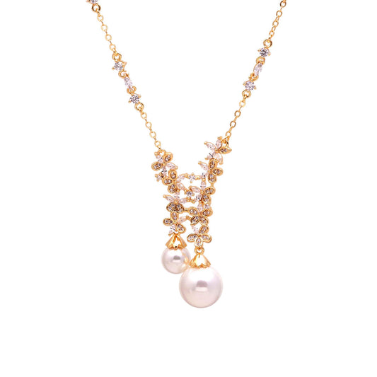 The Enchanted Flora Drop necklace