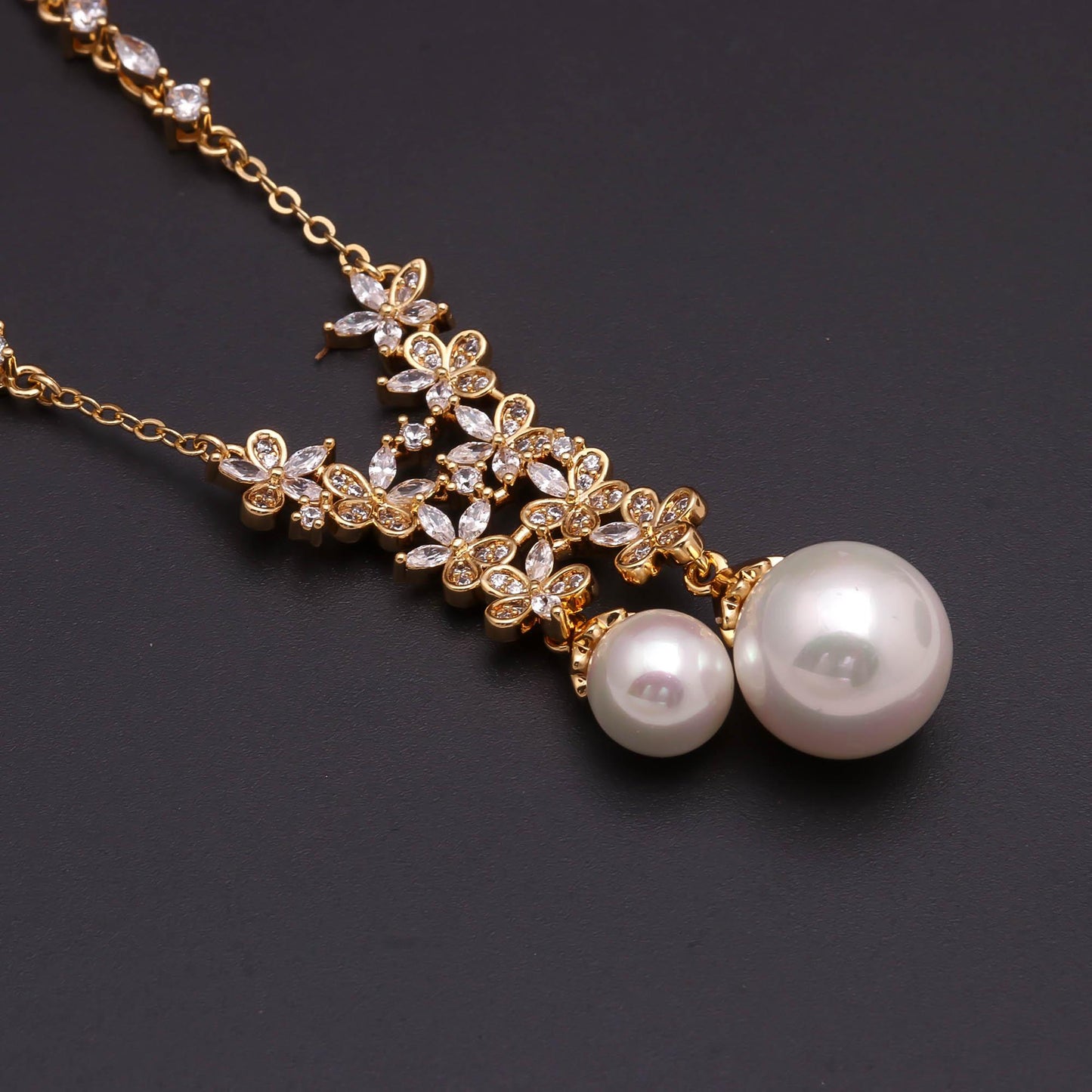 The Enchanted Flora Drop necklace