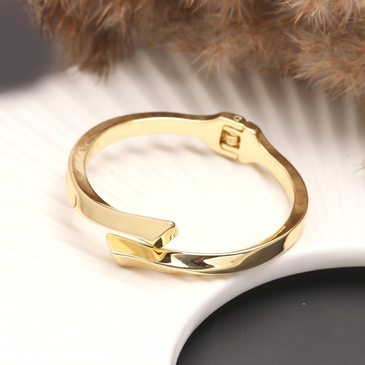 Gilded Heartbeat Bracelet