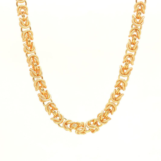 Designer Gold Link Chain Necklace for Men & Women | Heavy Statement Jewelry | Stylish Fashion Chain