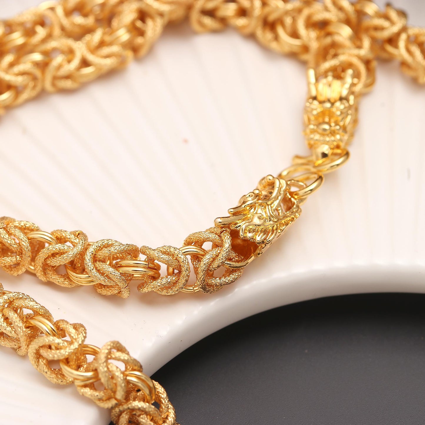 Designer Gold Link Chain Necklace for Men & Women | Heavy Statement Jewelry | Stylish Fashion Chain