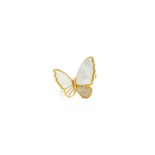 Golden Nectar Flutter Ring