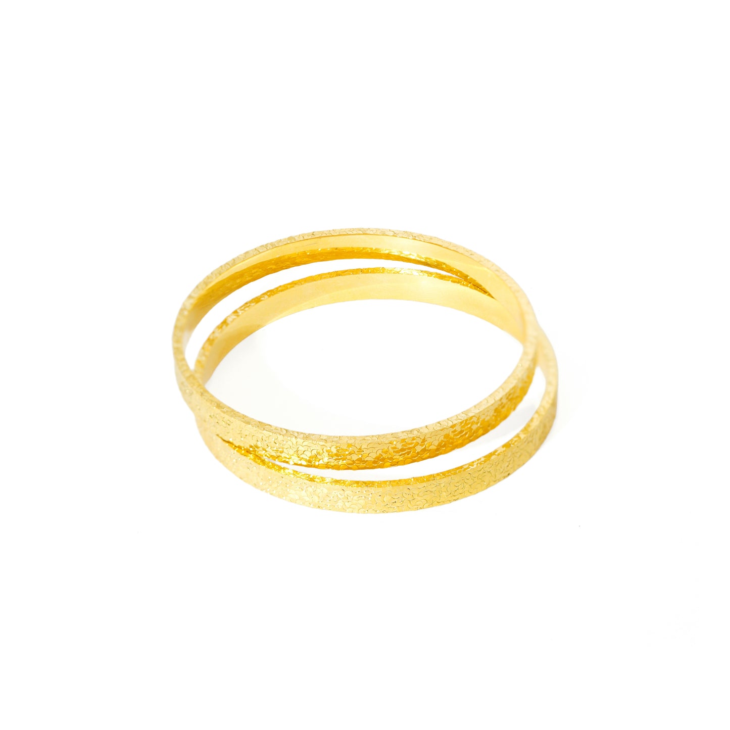 Glint Textured Bangles