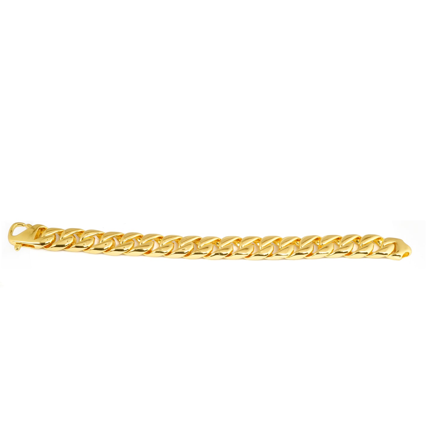 Bold Gold Cuban Link Chain Bracelet | Sleek, Polished & Timeless Statement Jewelry for Men and Women