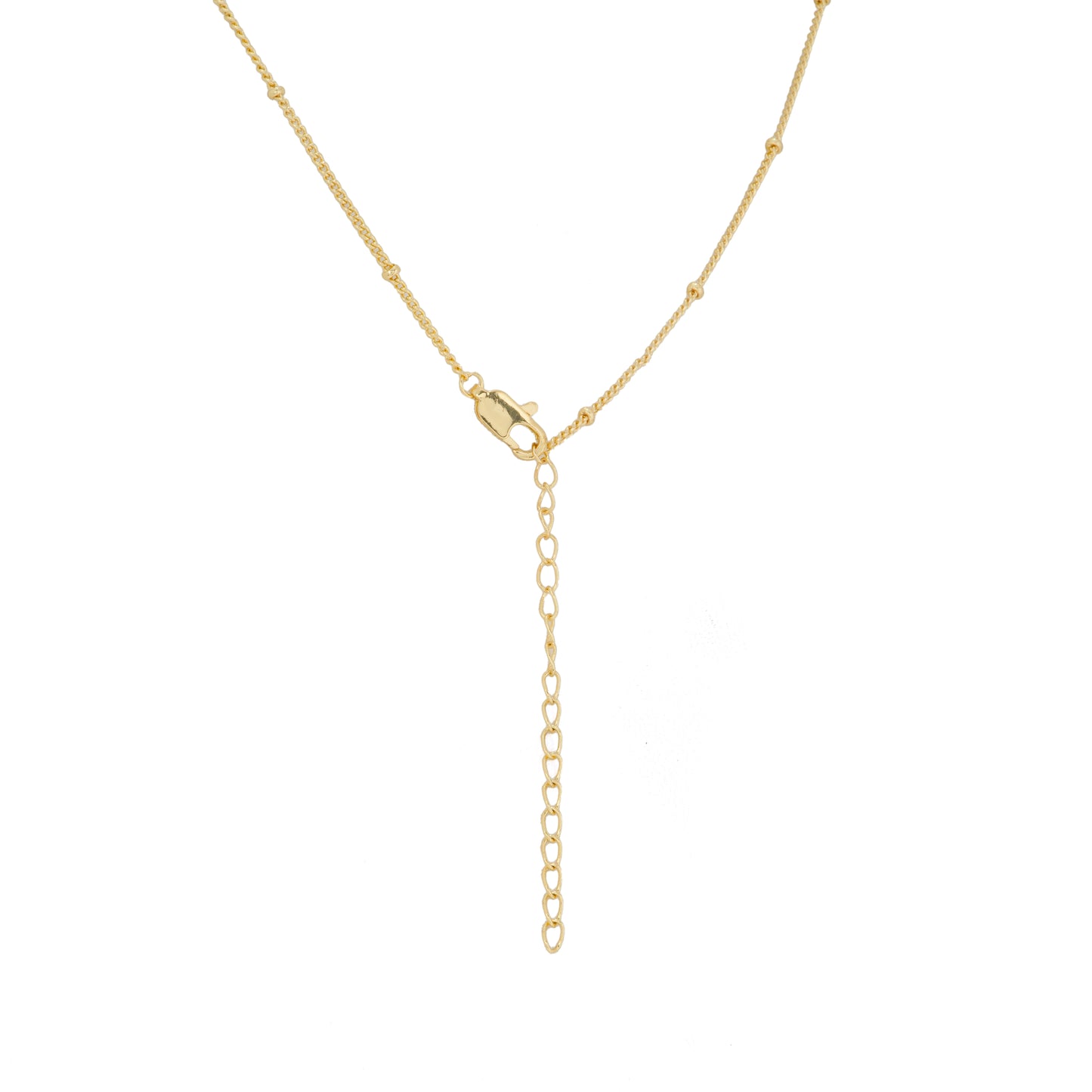 Gold Plated Hand & Stars Tarot Pendant Necklace | Celestial Charm