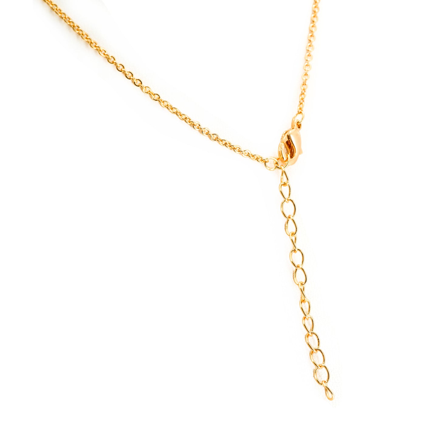 Cross-Bar Pendant Necklace and Earrings Set | Minimalist Stone-Studded Jewelry for Women