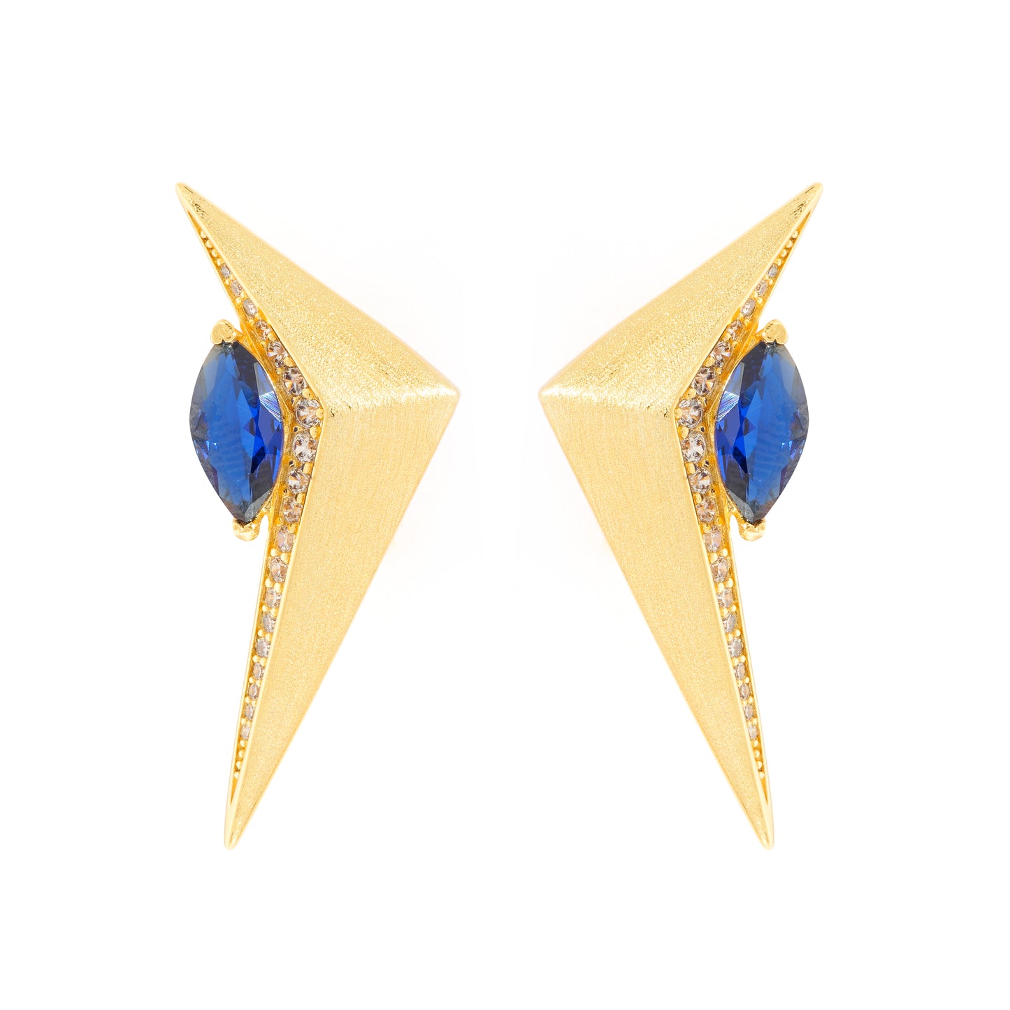 Bluestone Arrowhead Earrings