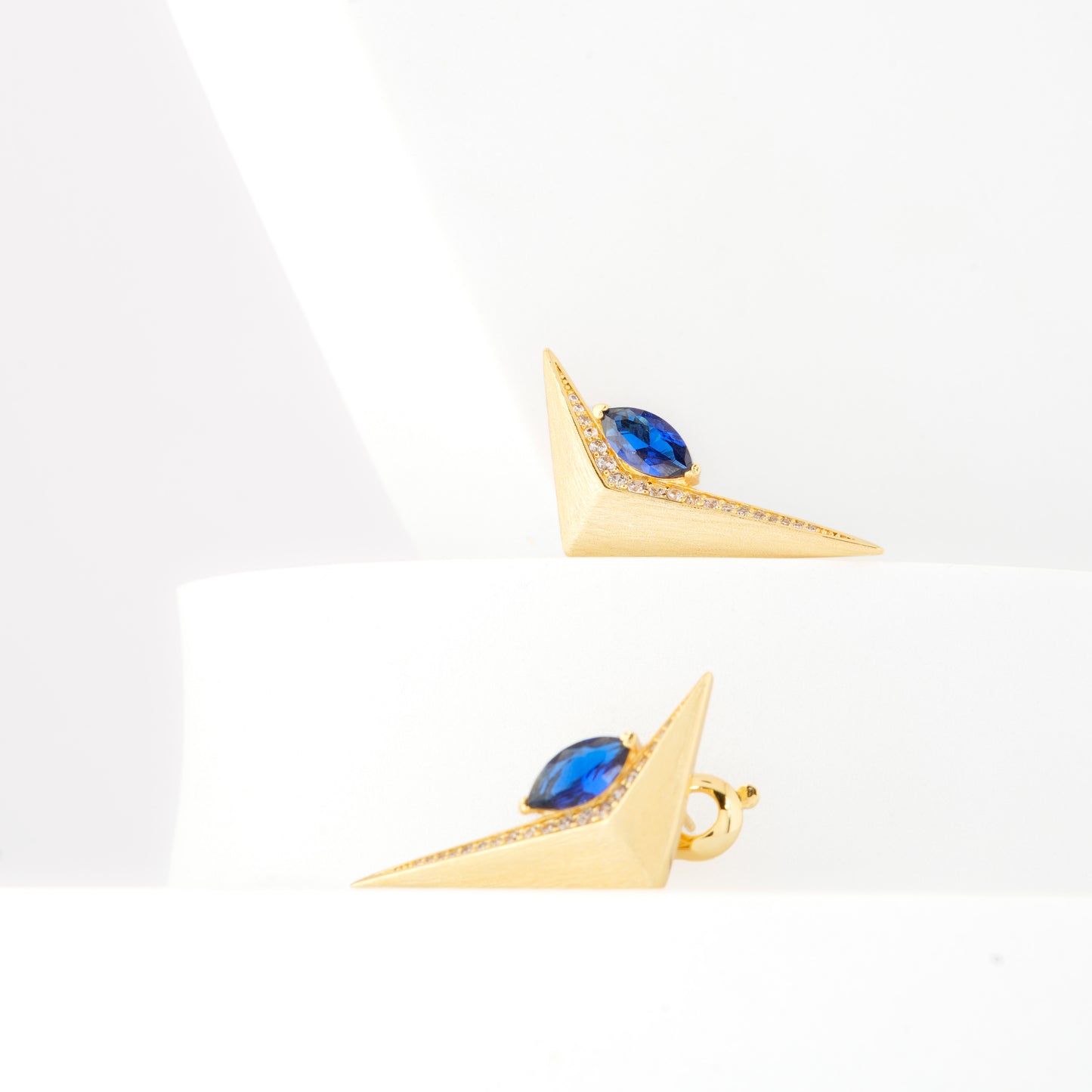Bluestone Arrowhead Earrings
