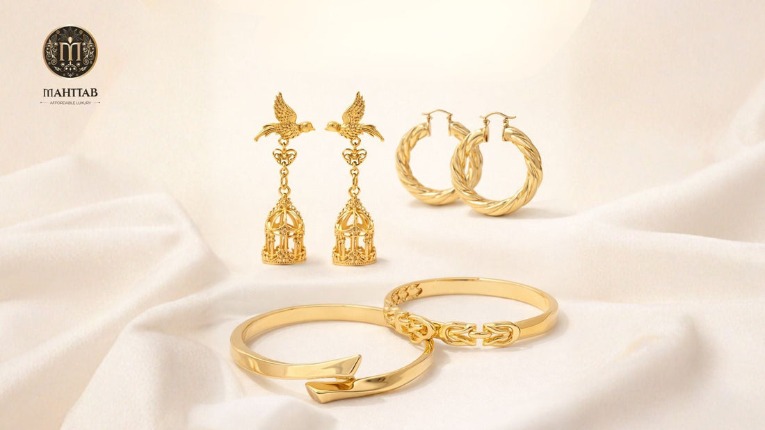 elegant party wear earrings and bracelets