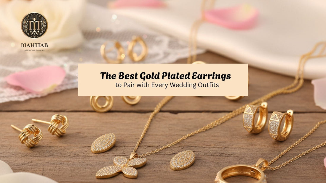 The Best Gold Plated Earrings to Pair with Every Wedding Outfits
