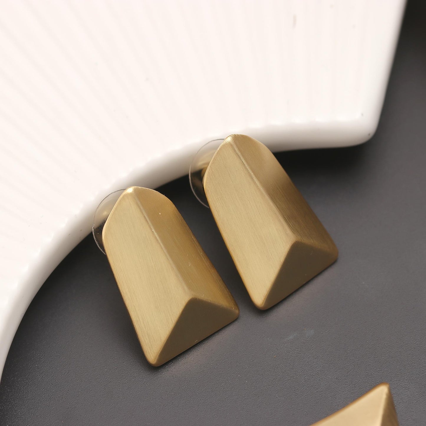 Futurist Gold Duo Necklace Set