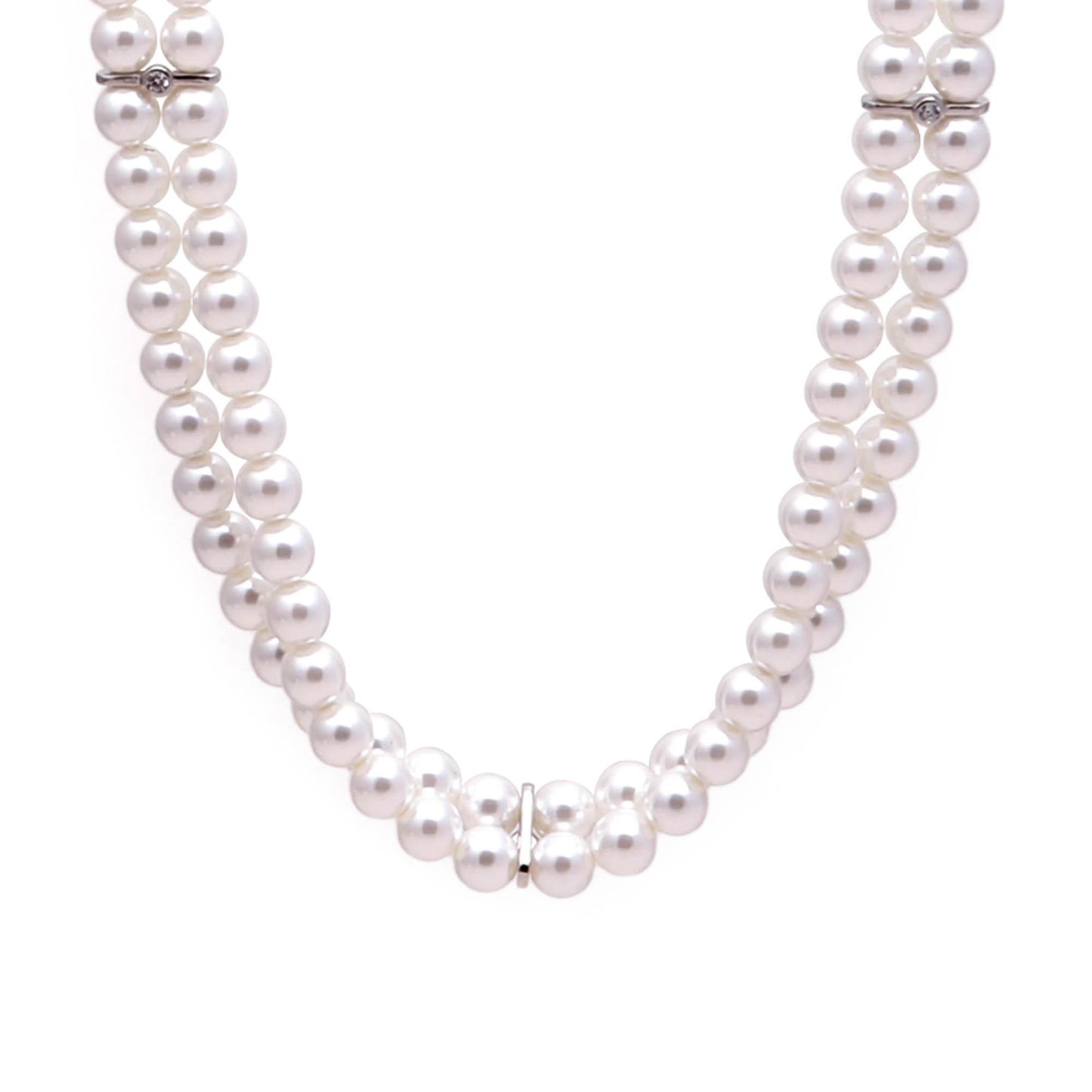 The Celestial Parallel pearl necklace