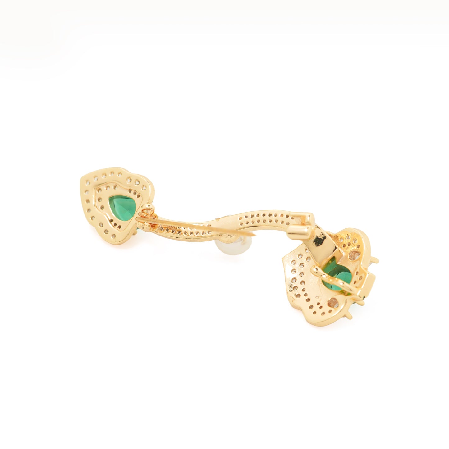 Emerald Bloom Brooch