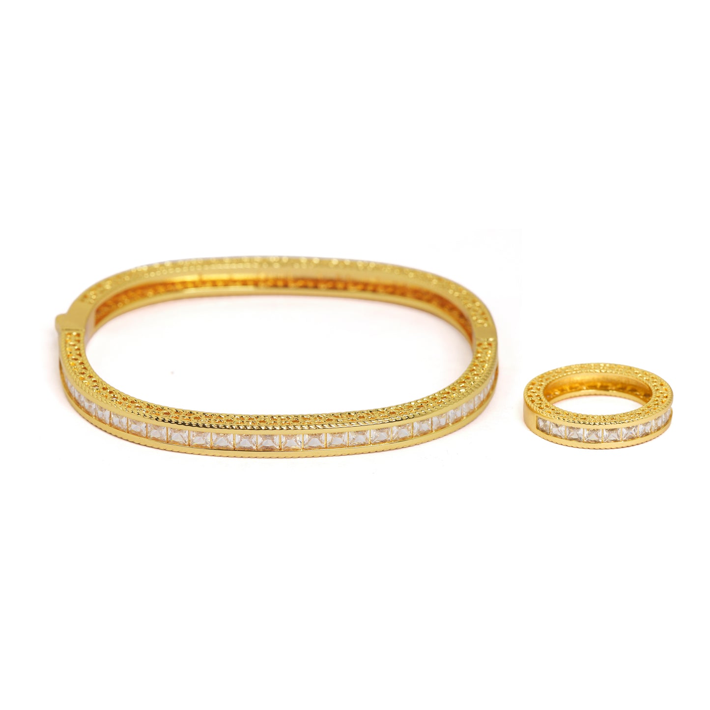 The Eternity Channel Ring+BRACELET Set