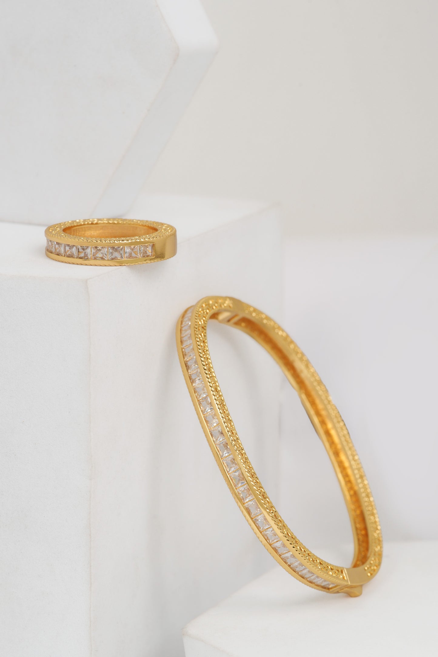 The Eternity Channel Ring+BRACELET Set