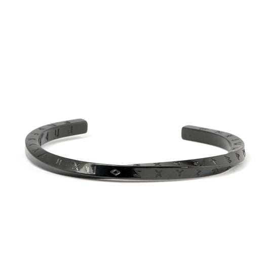 Obsidian Black Rune Cuff