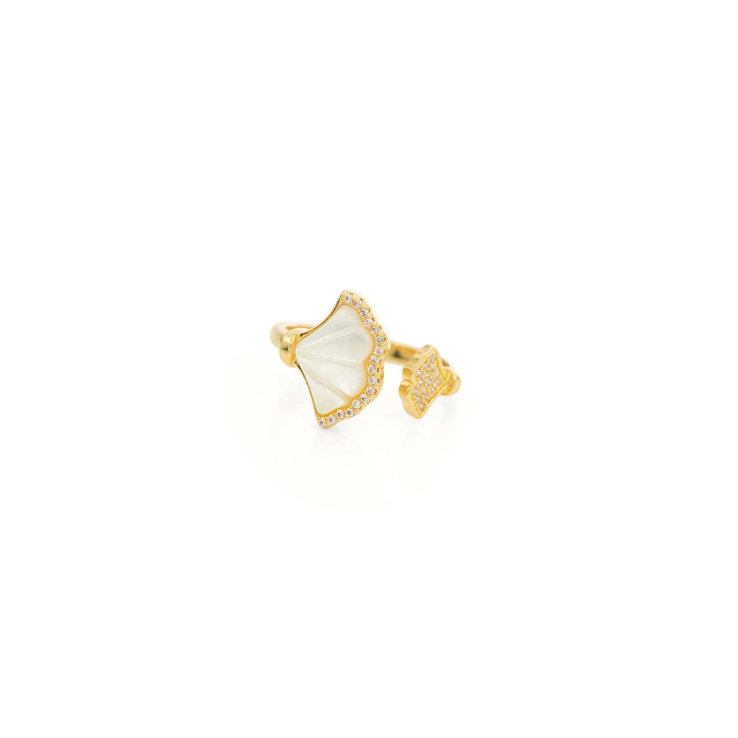 Iris Shell Adjustable Ring