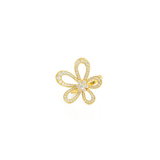 Gilded Petal Ring