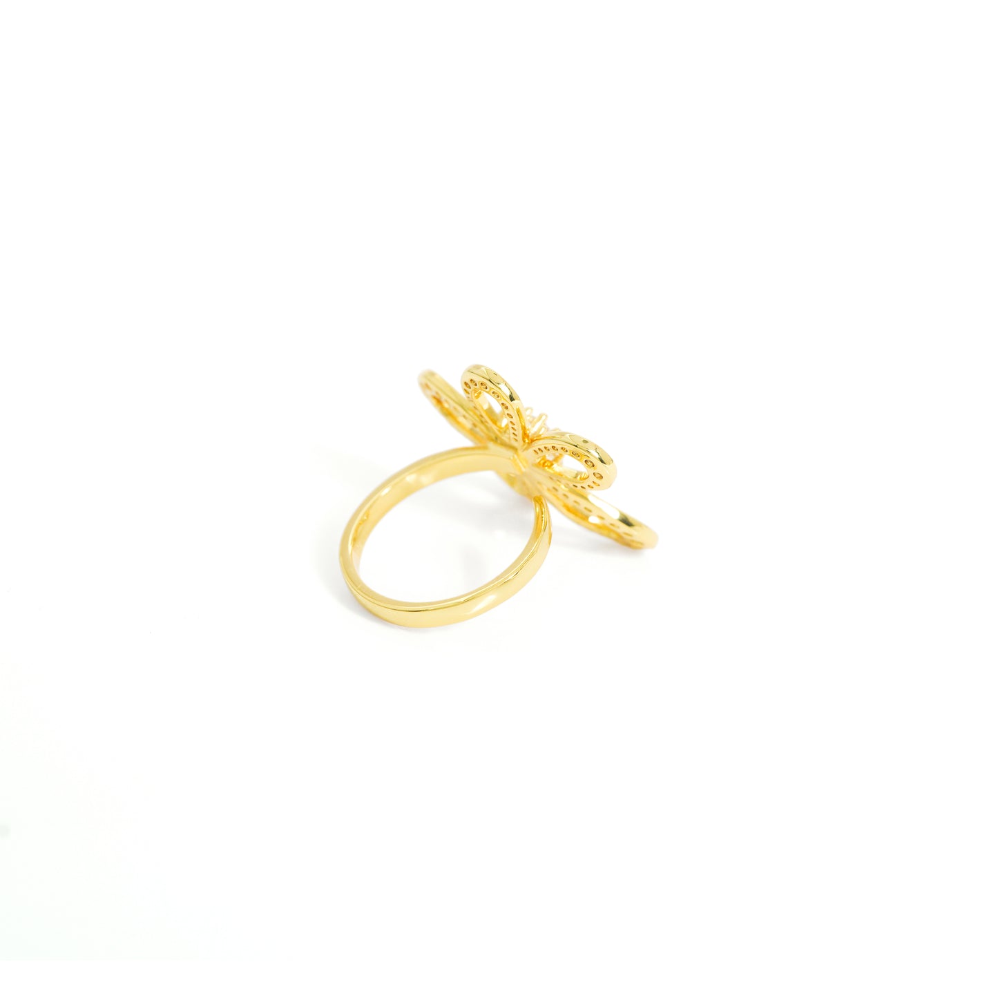 Gilded Petal Ring