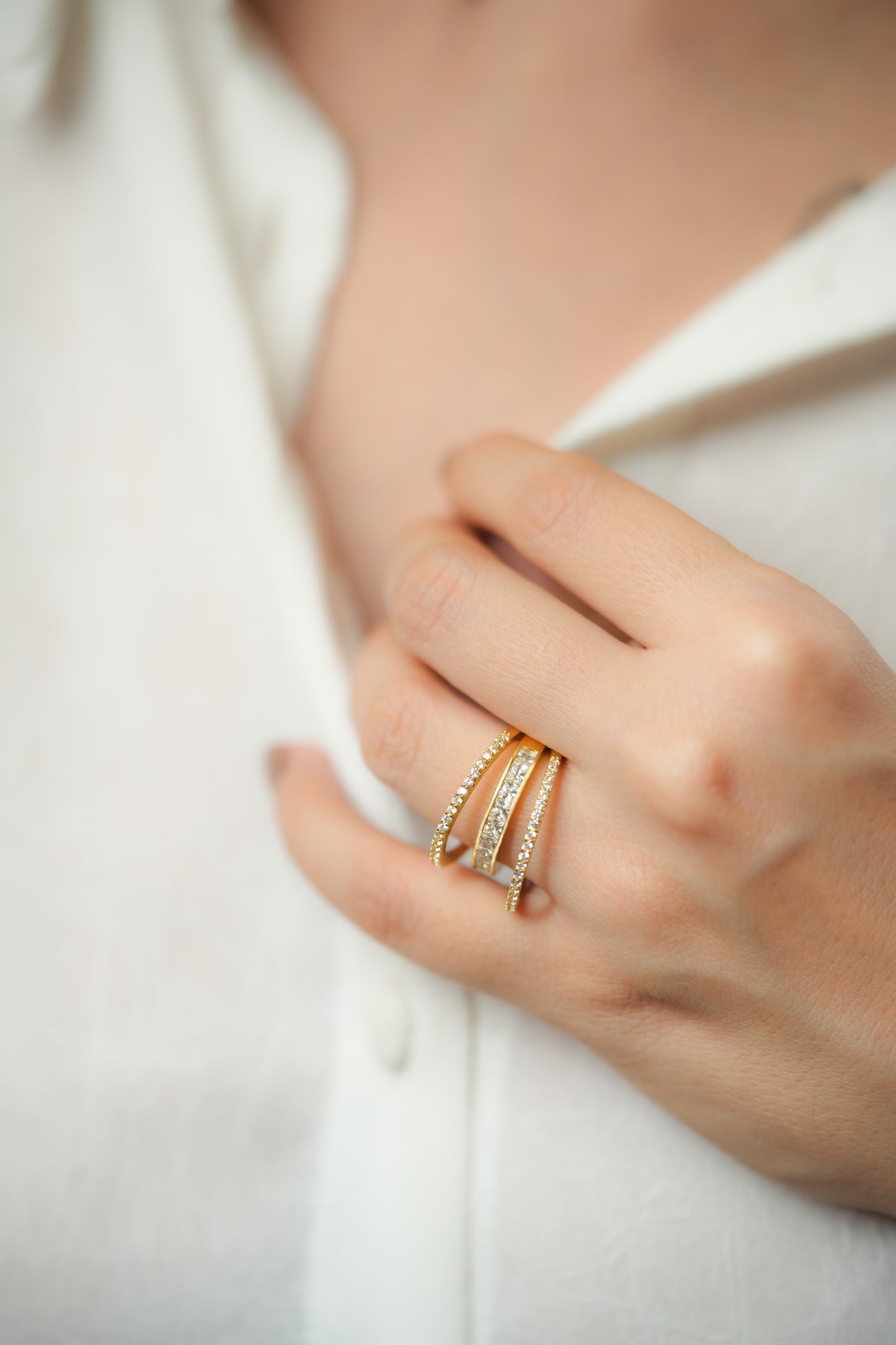 The Prism Triple Layer Ring