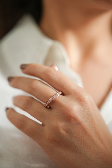 Rosé Radiant Adjustable Ring
