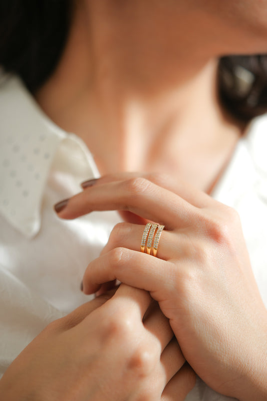 Empire Triple Stack Ring