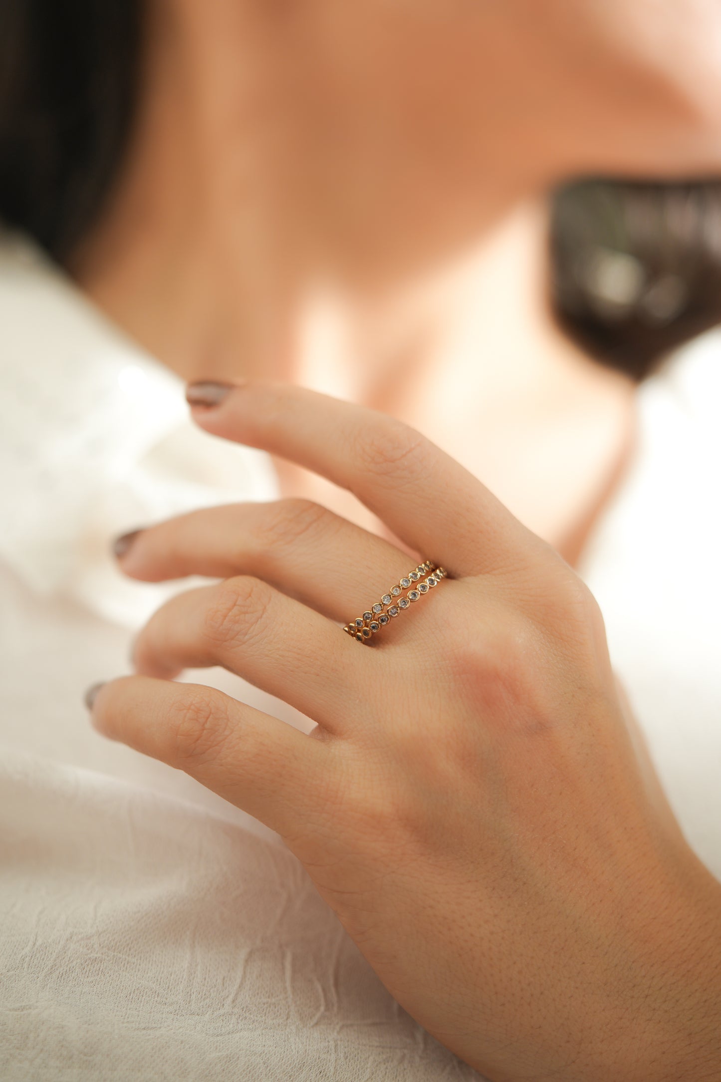 The Scalloped Eternity Band