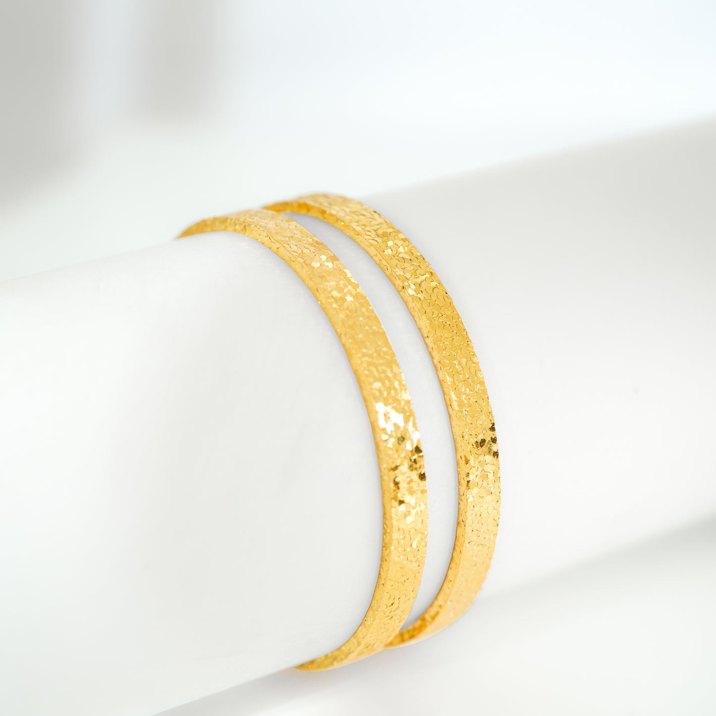 Glint Textured Bangles