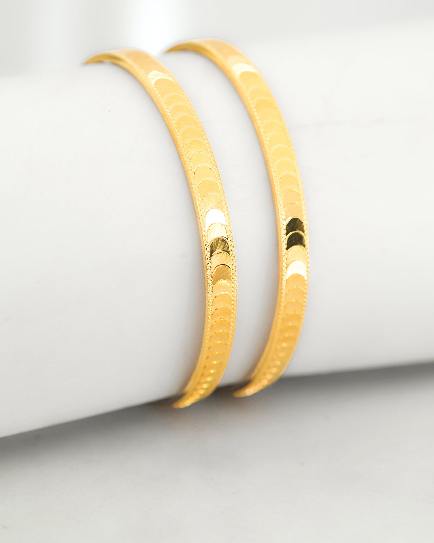 Rhythmic Wave Bangles