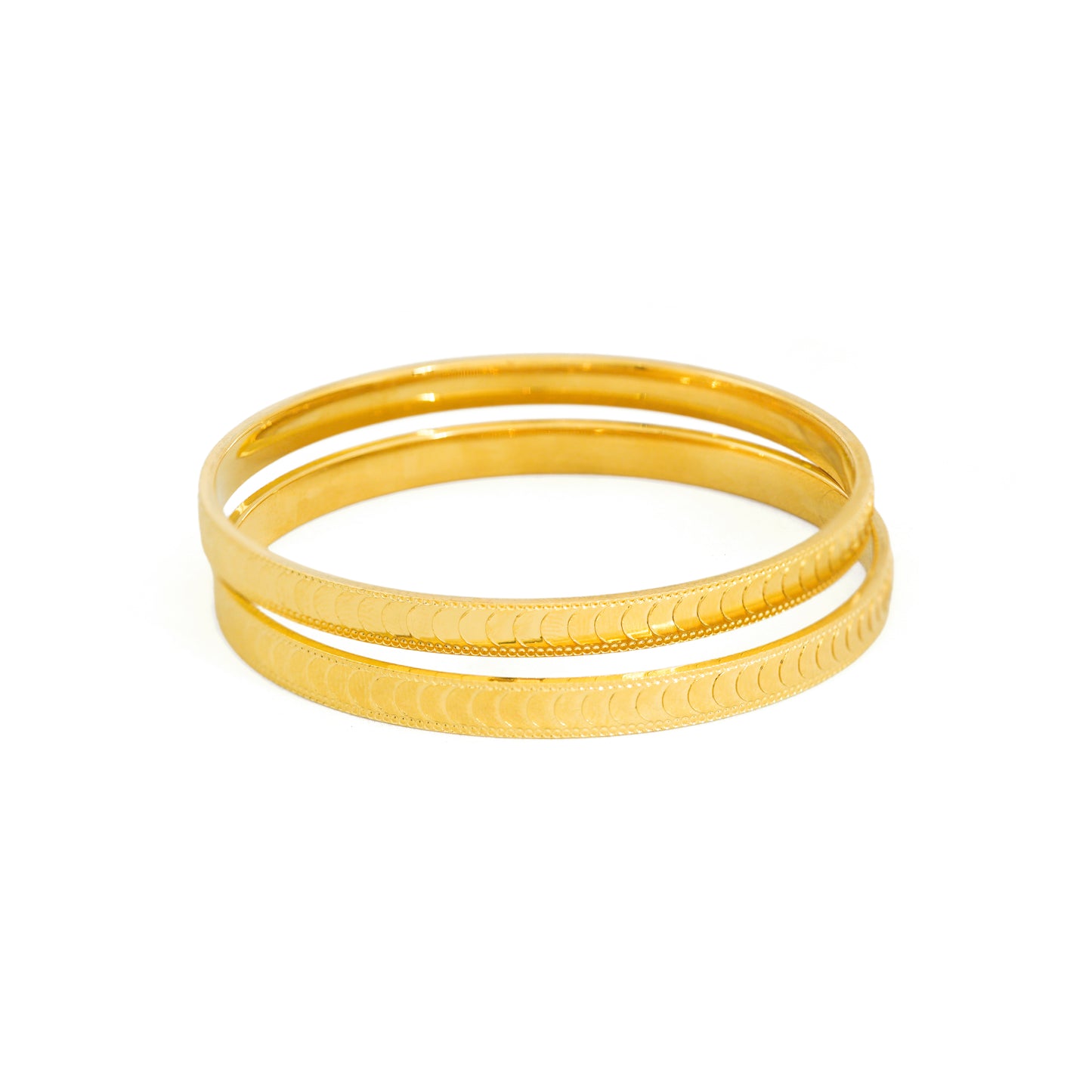 Rhythmic Wave Bangles