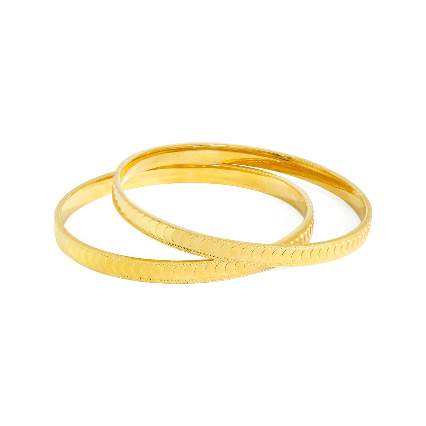 Rhythmic Wave Bangles