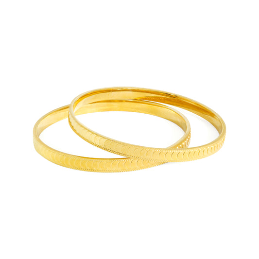Rhythmic Wave Bangles