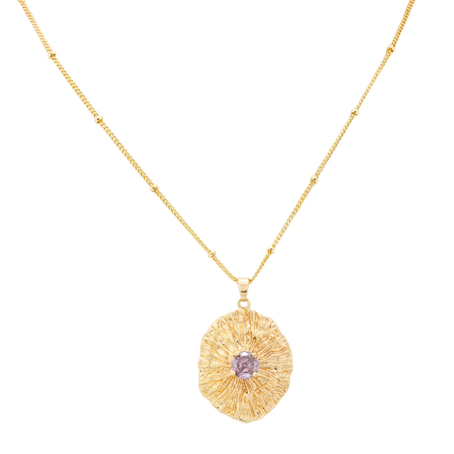 Textured Amethyst Set