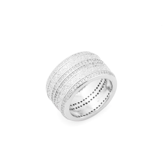 Celestial Pave Wide Band Ring