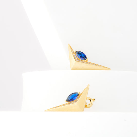 Bluestone Arrowhead Earrings