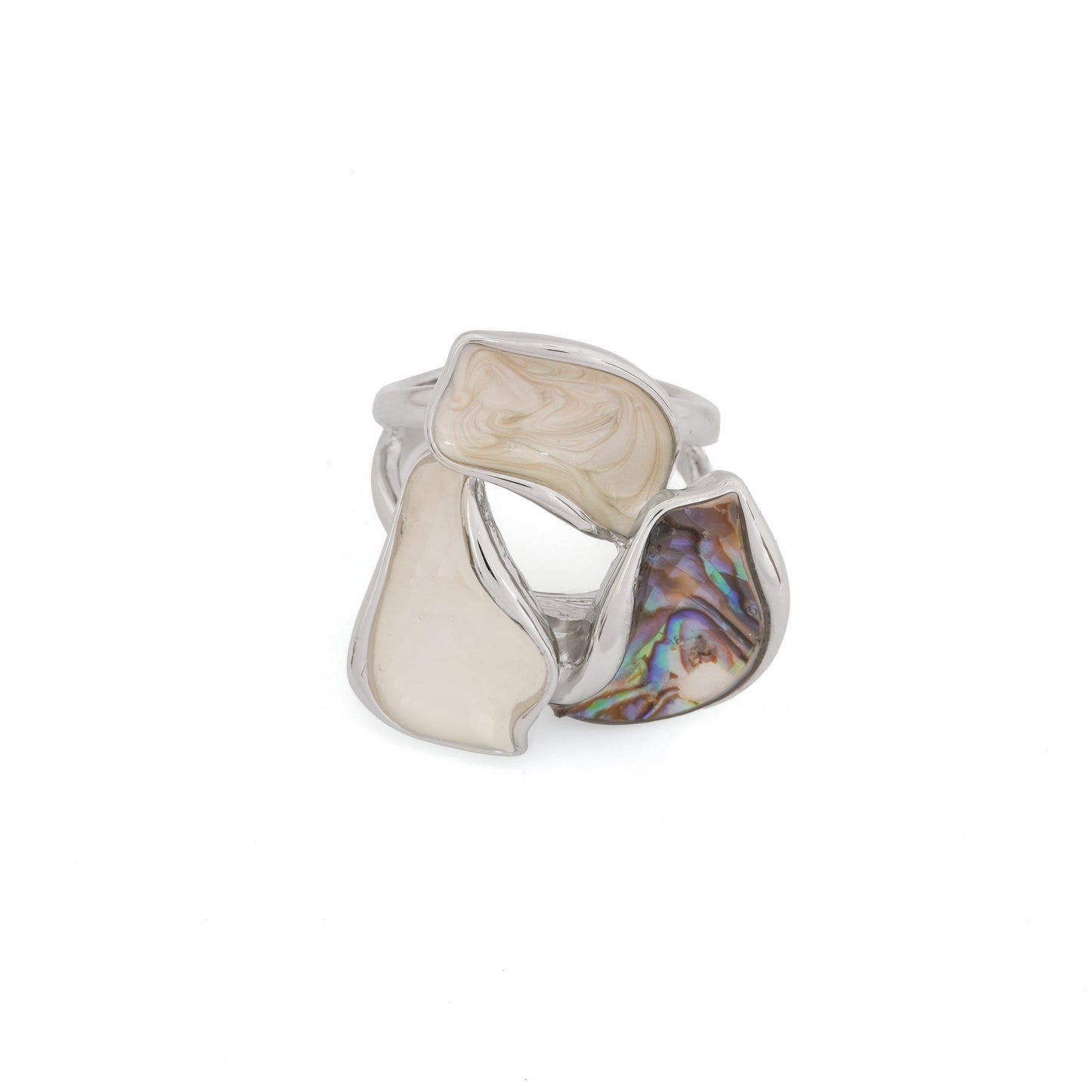 MOP Floral Shape Ring