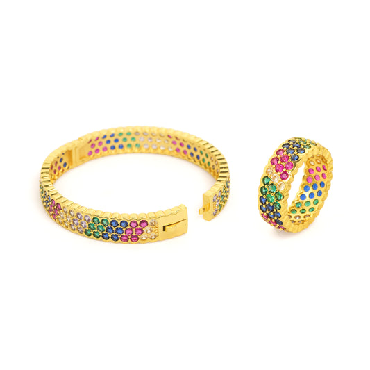 The Rainbow Pave Stack