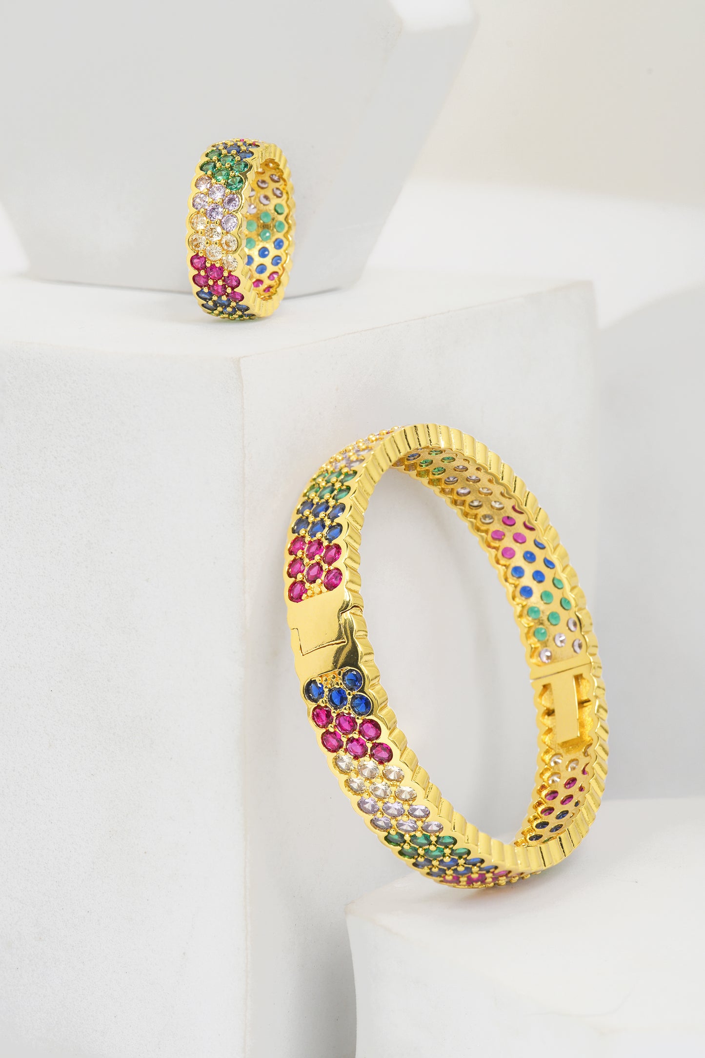The Rainbow Pave Stack
