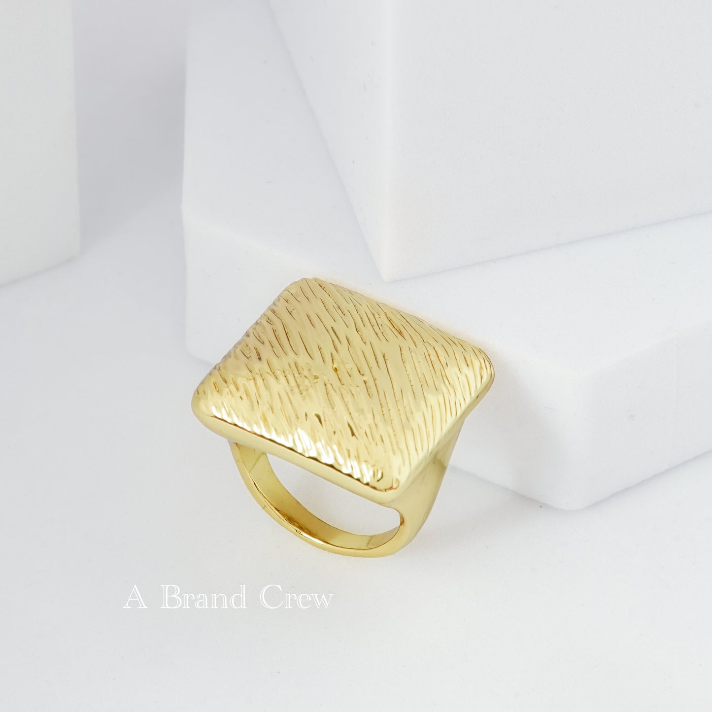 Textured Gold Ring