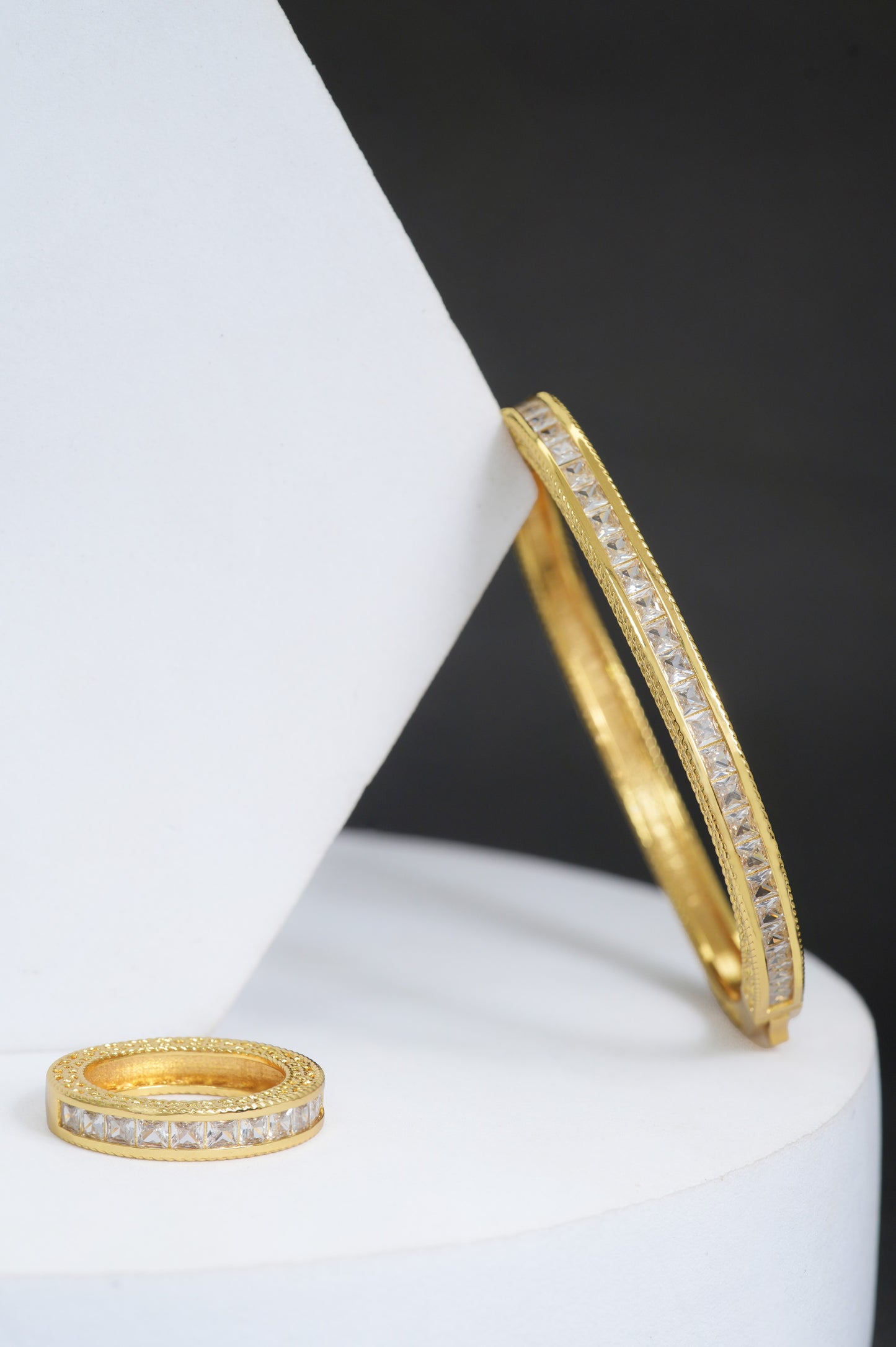The Eternity Channel Ring+BRACELET Set