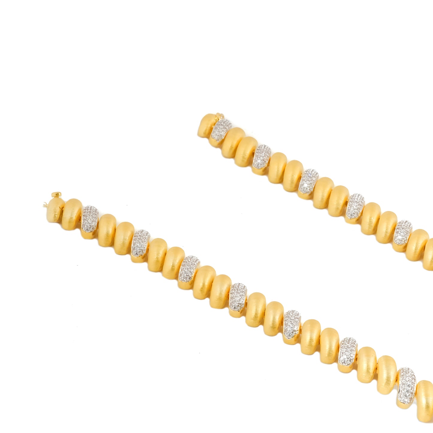 Frosted Gold Necklace
